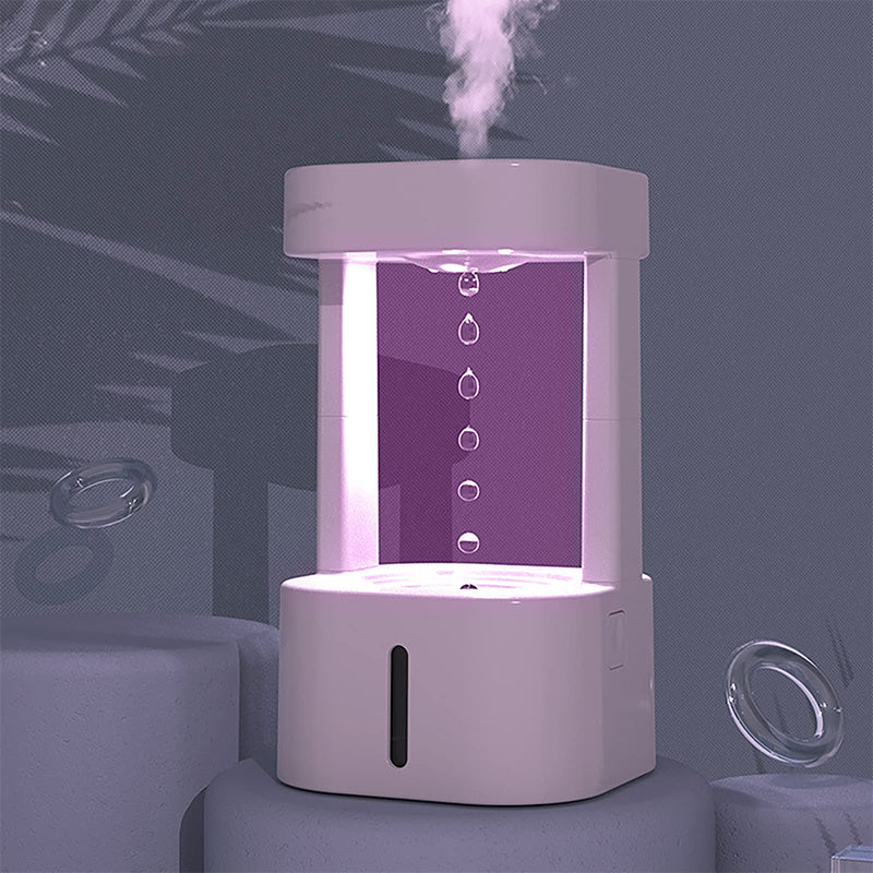 Creative Anti-Gravity Water Drop Humidifier for Bedroom & Office