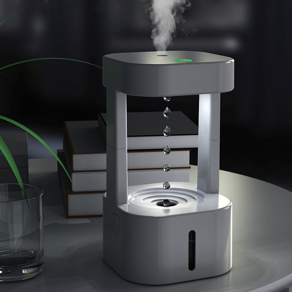 Creative Anti-Gravity Water Drop Humidifier for Bedroom & Office