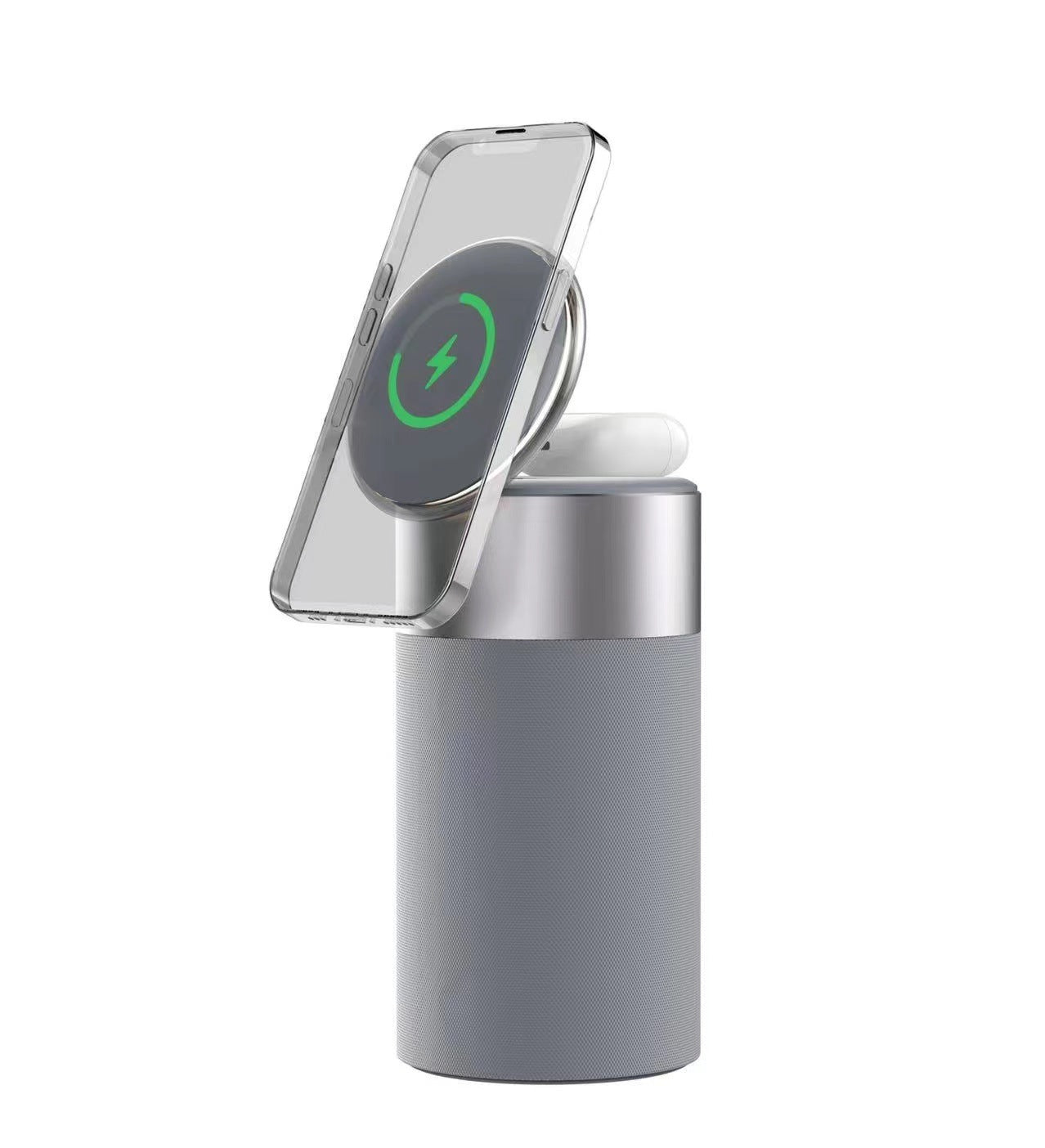3-in-1 Wireless Charger, Bluetooth Speaker & Touch Lamp for iPhone & AirPods