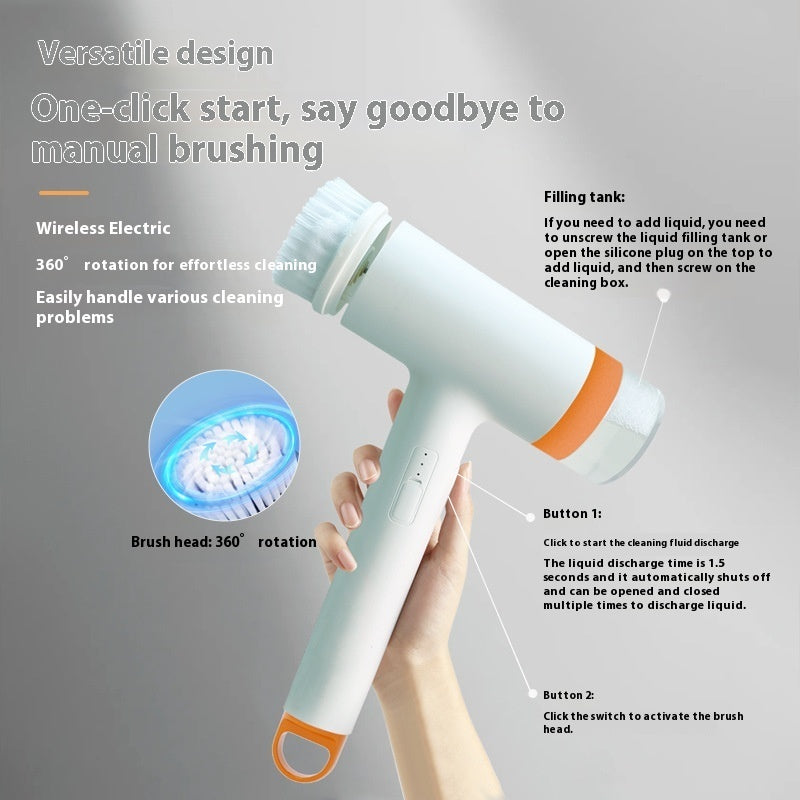 Multi-Function Wireless Electric Cleaning for Kitchen & Floor