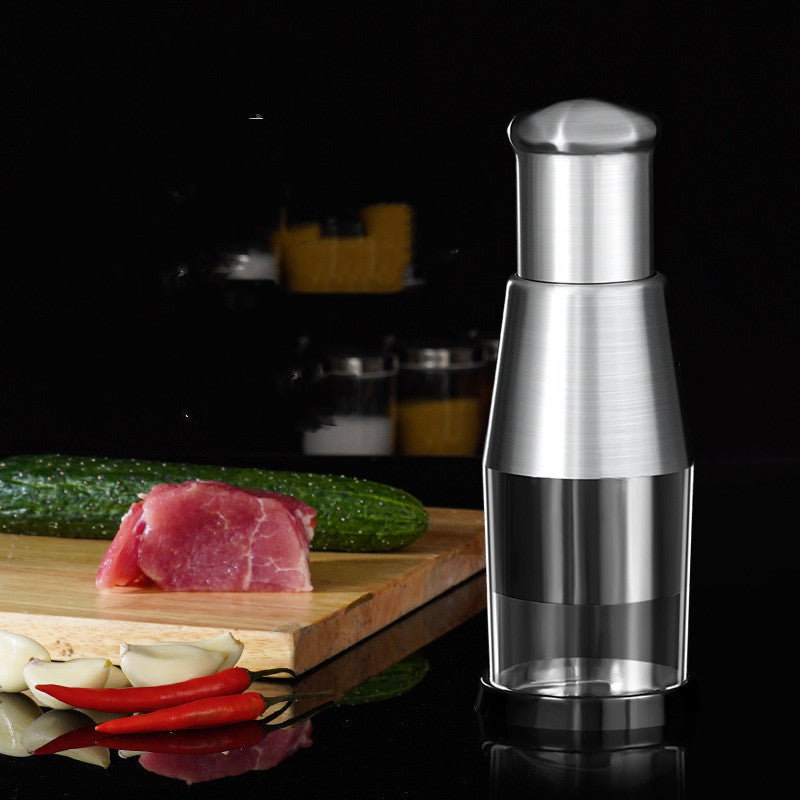 Garlic Crusher & Onion Chopper, Manual Vegetable Chopper and Squeezer Kitchen Gadget