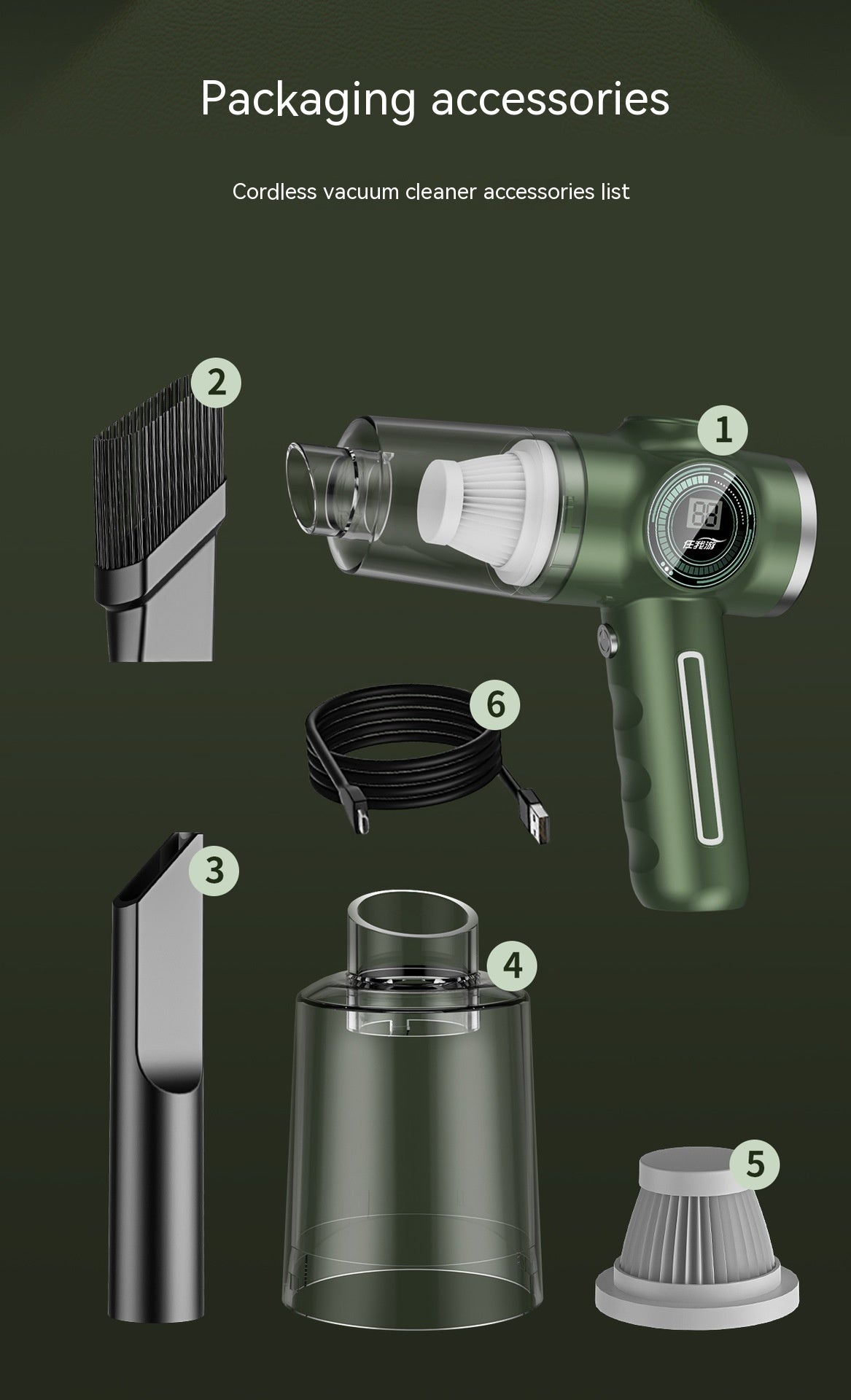 Mini Wireless Handheld Vacuum Cleaner