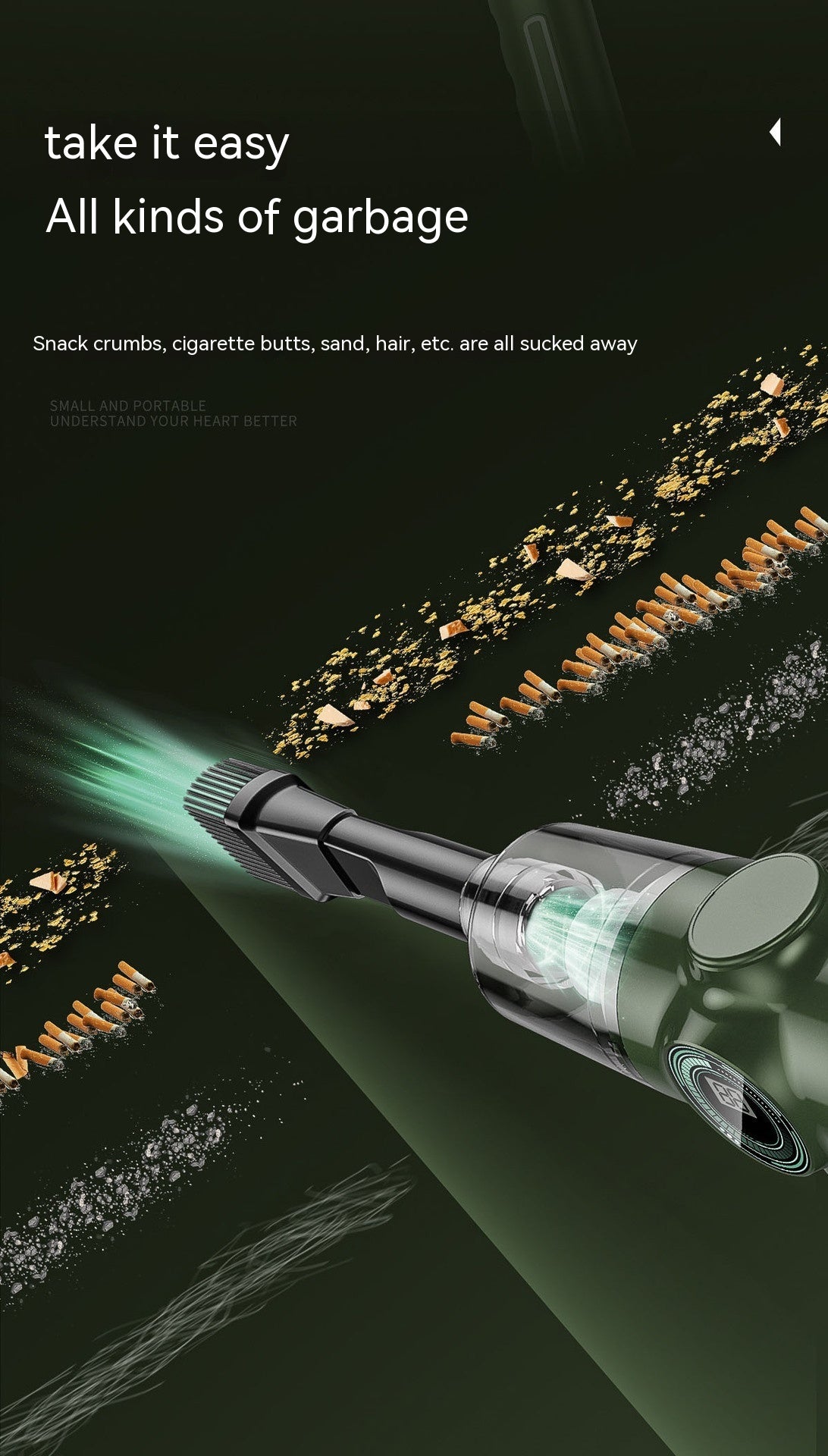 Mini Wireless Handheld Vacuum Cleaner