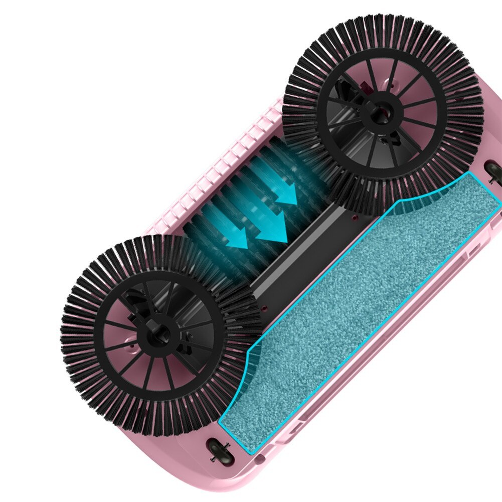 Hand Push All-in-One Sweeper Broom Mop & Dustpan