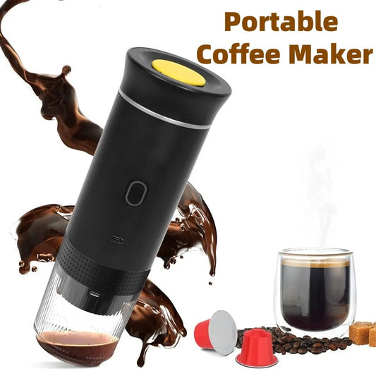 Portable 3-in-1 Espresso Coffee Grinder & Maker